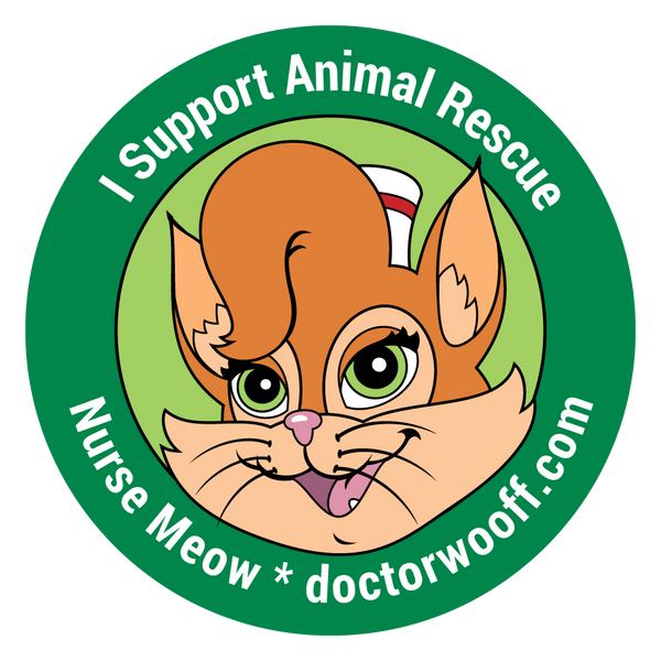 3.5" Magnet  "I Support Animal Rescue"