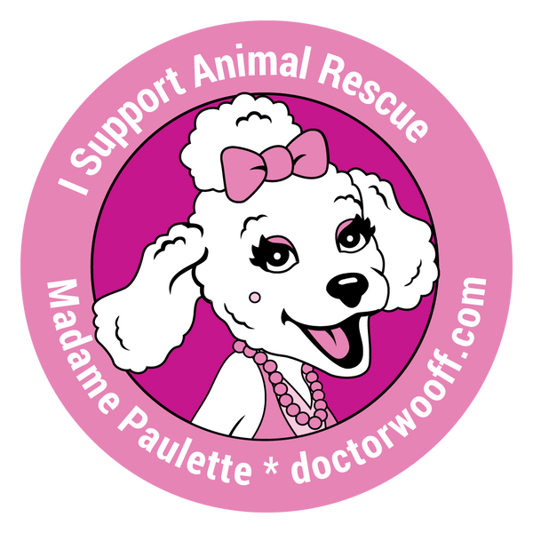 3.5" Magnet  "I Support Animal Rescue"