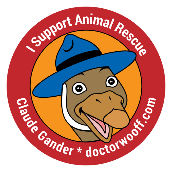 3.5" Magnet  "I Support Animal Rescue"